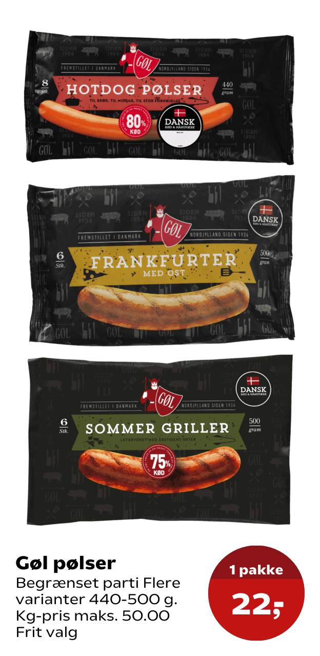 Gøl pølser
