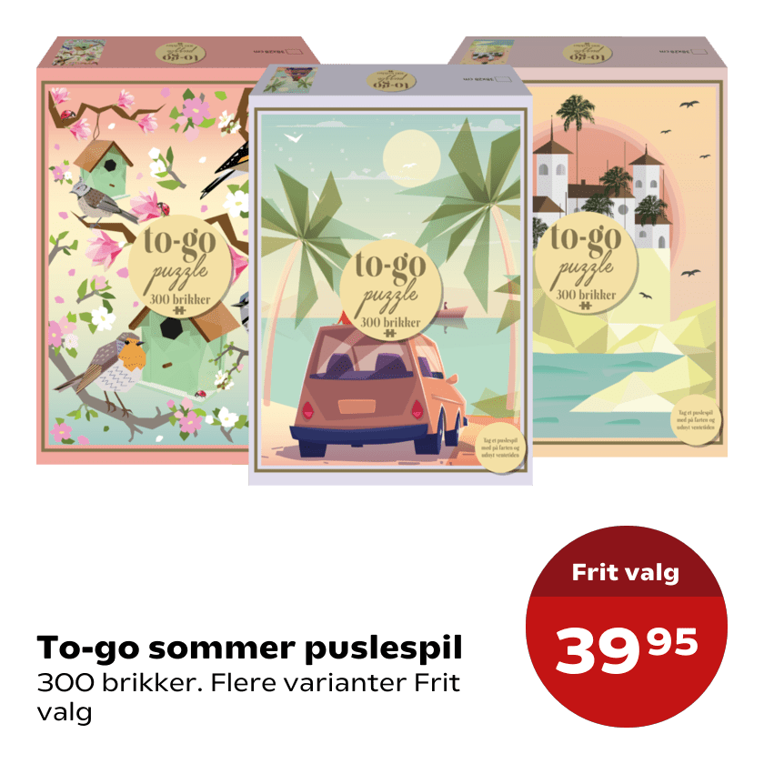 To-go sommer puslespil