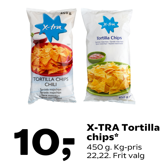 X-TRA Tortilla chips
