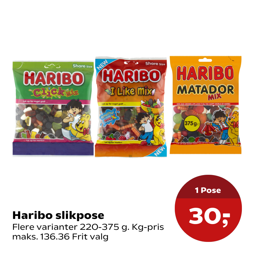 Haribo slikpose