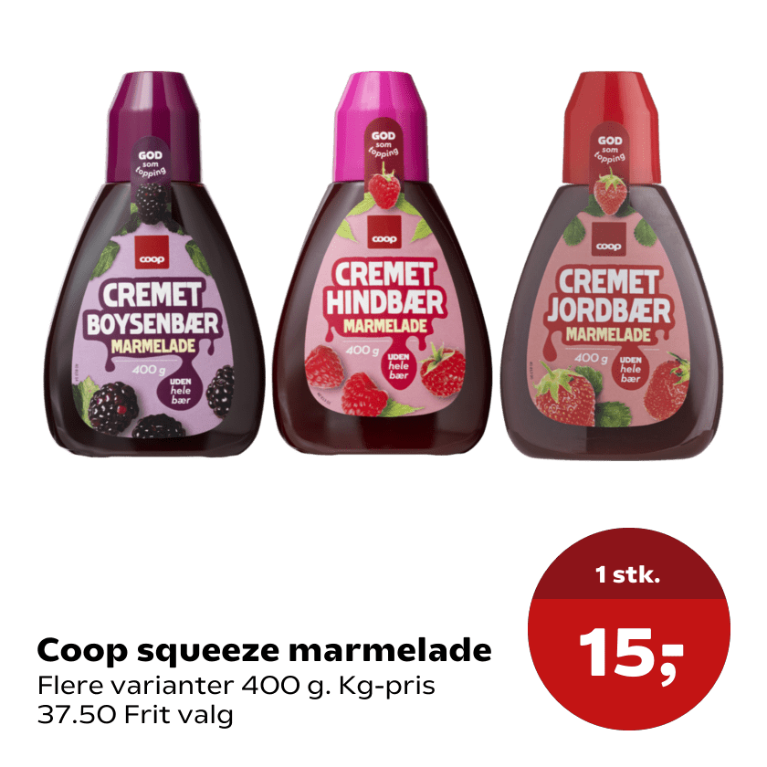 Coop squeeze marmelade