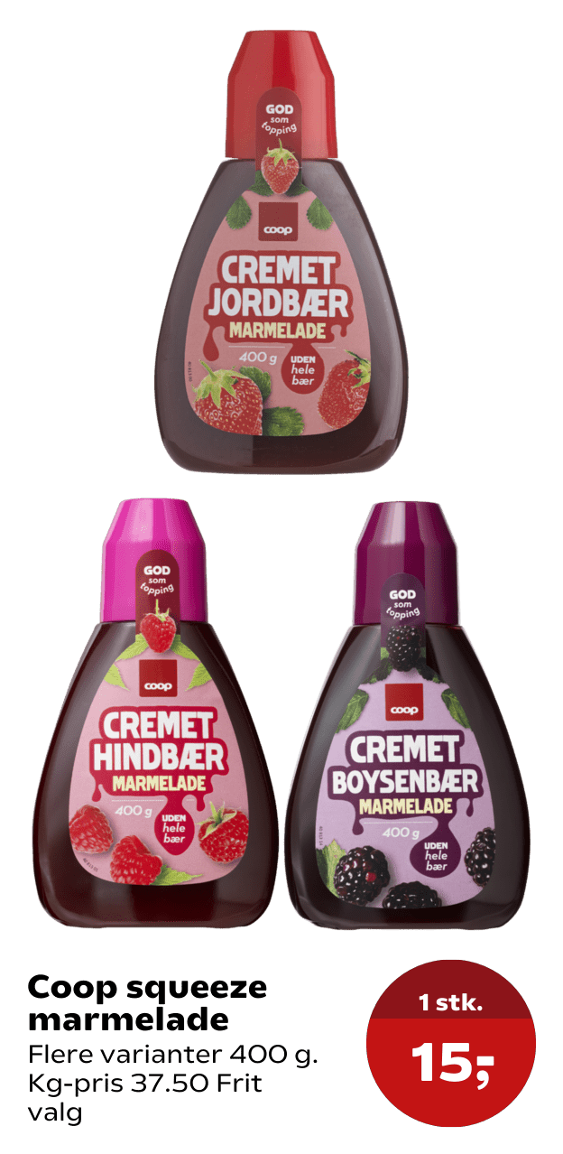 Coop squeeze marmelade