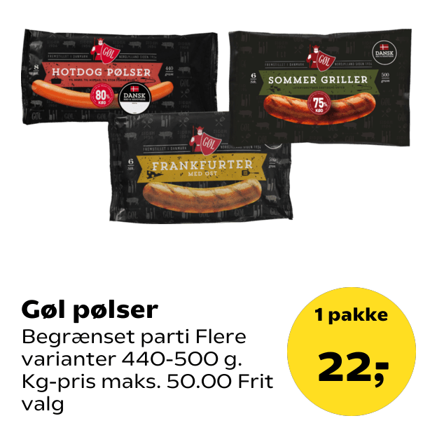 Gøl pølser
