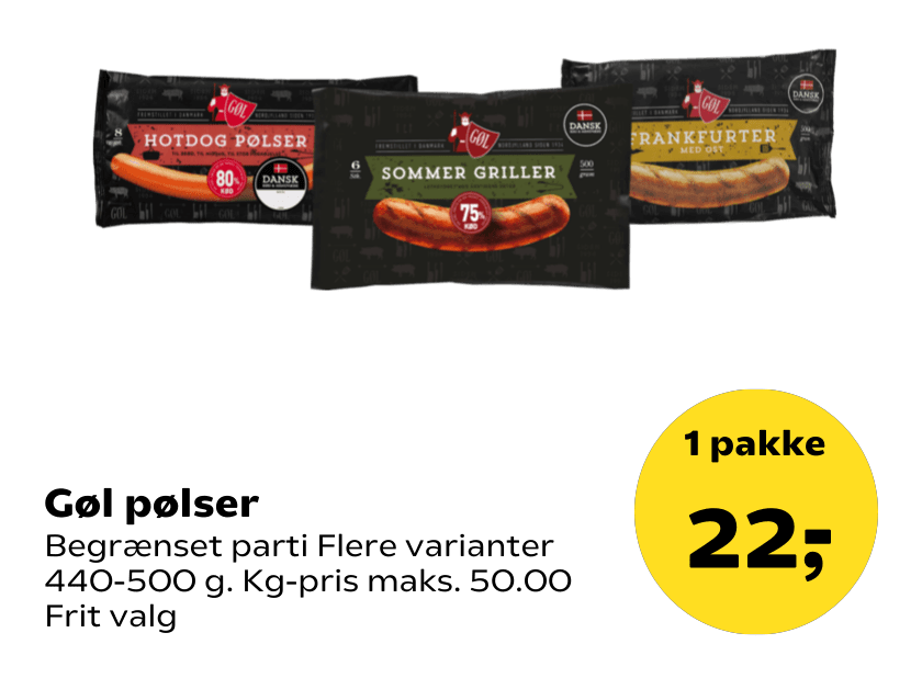 Gøl pølser