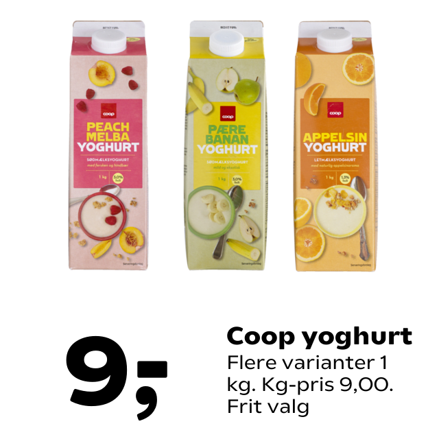 Coop yoghurt