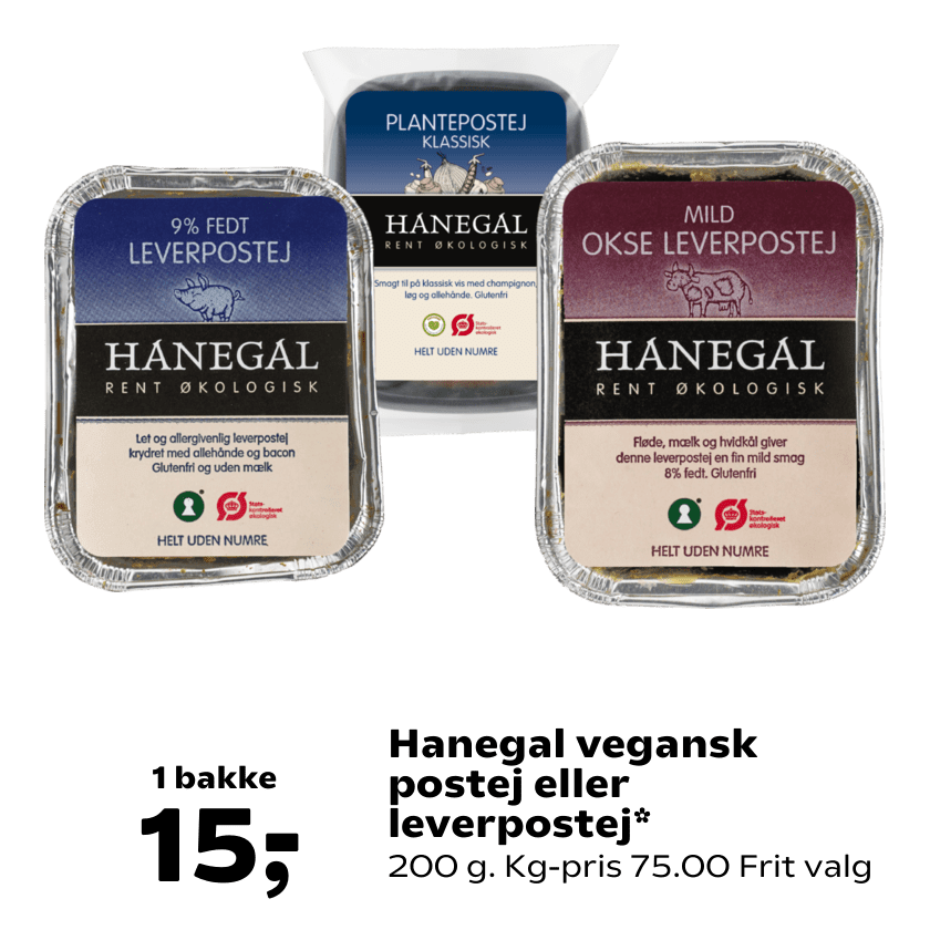 Hanegal vegansk postej eller leverpostej