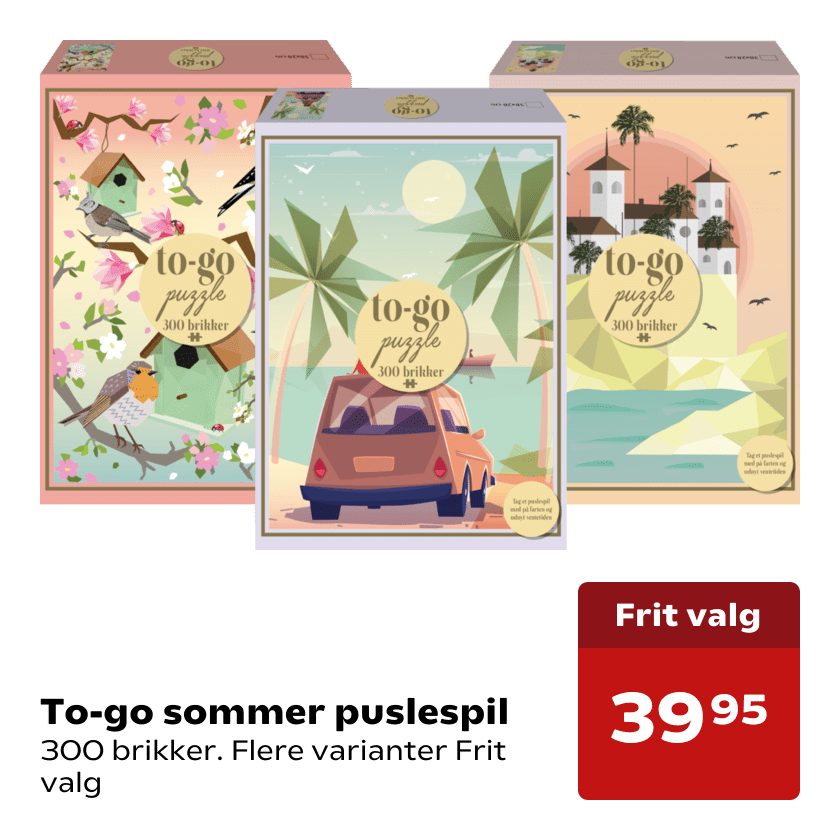 To-go sommer puslespil