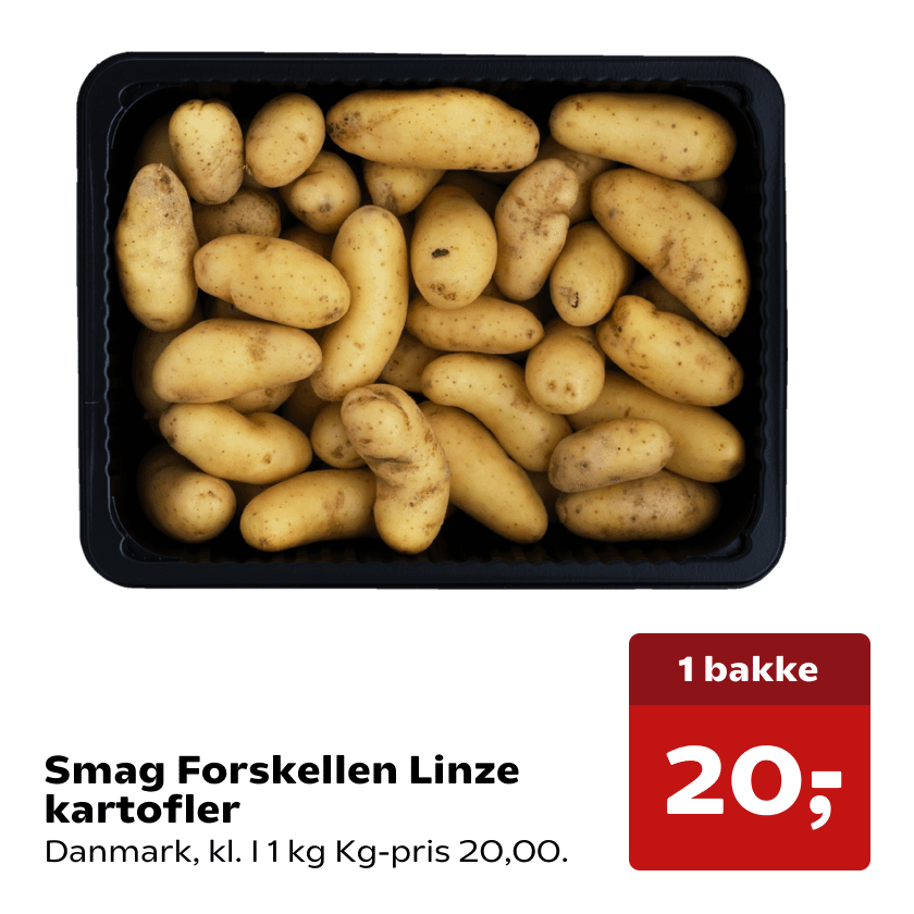 Smag Forskellen Linze kartofler