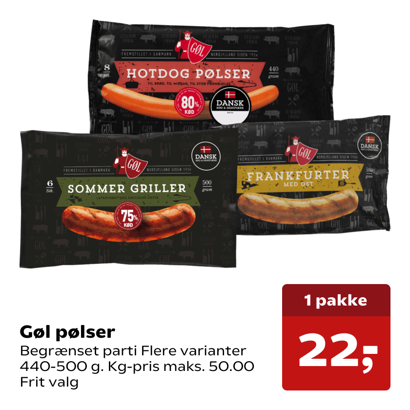 Gøl pølser