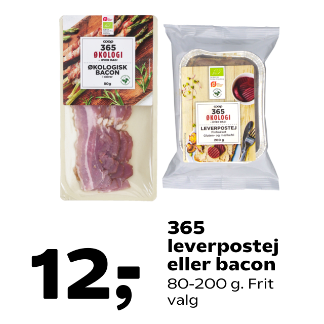 365 leverpostej eller bacon
