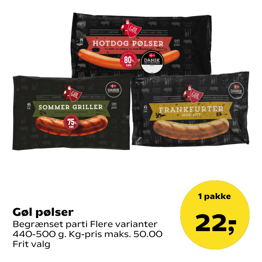 Gøl pølser