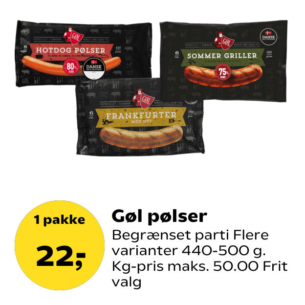 Gøl pølser