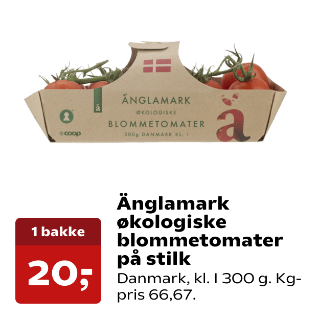 Änglamark økologiske blommetomater på stilk