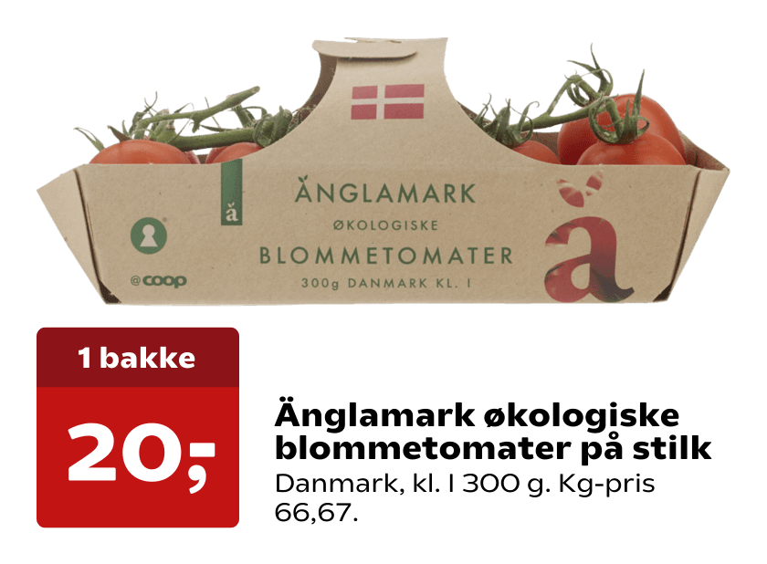 Änglamark økologiske blommetomater på stilk