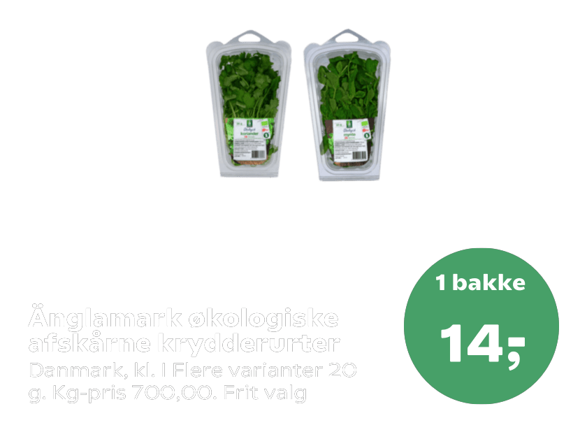 Änglamark økologiske afskårne krydderurter
