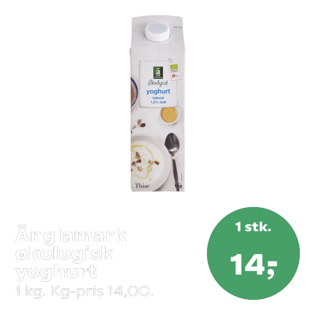 Änglamark økologisk yoghurt