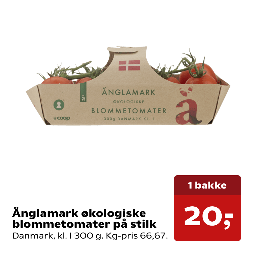 Änglamark økologiske blommetomater på stilk