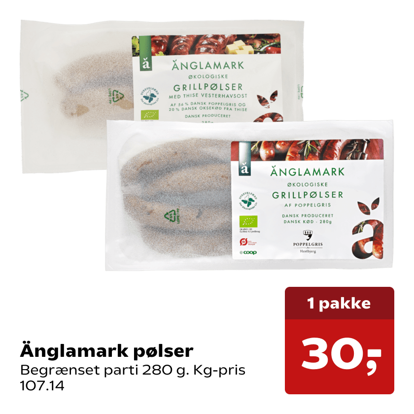 Änglamark pølser