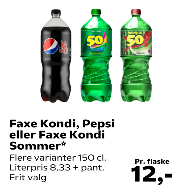 Faxe Kondi, Pepsi eller Faxe Kondi Sommer