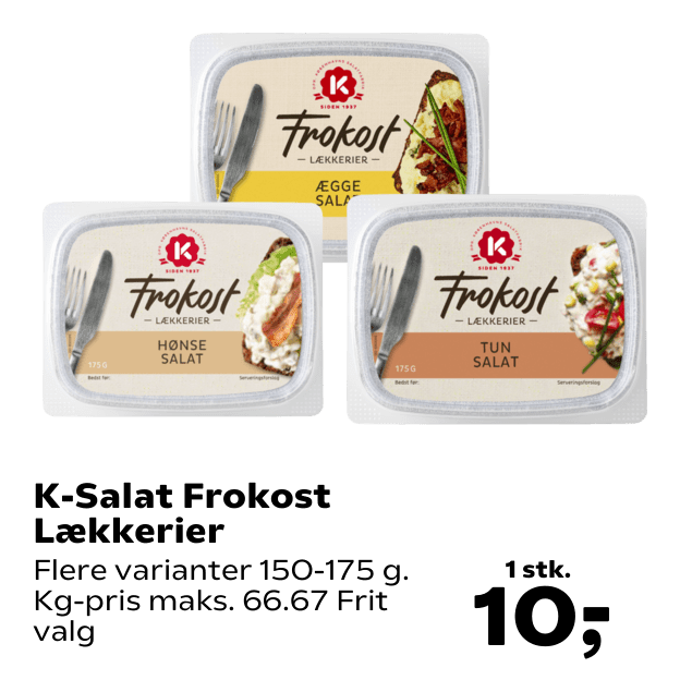 K-Salat Frokost Lækkerier