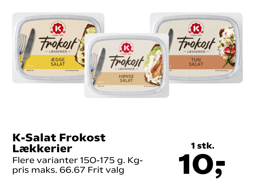K-Salat Frokost Lækkerier