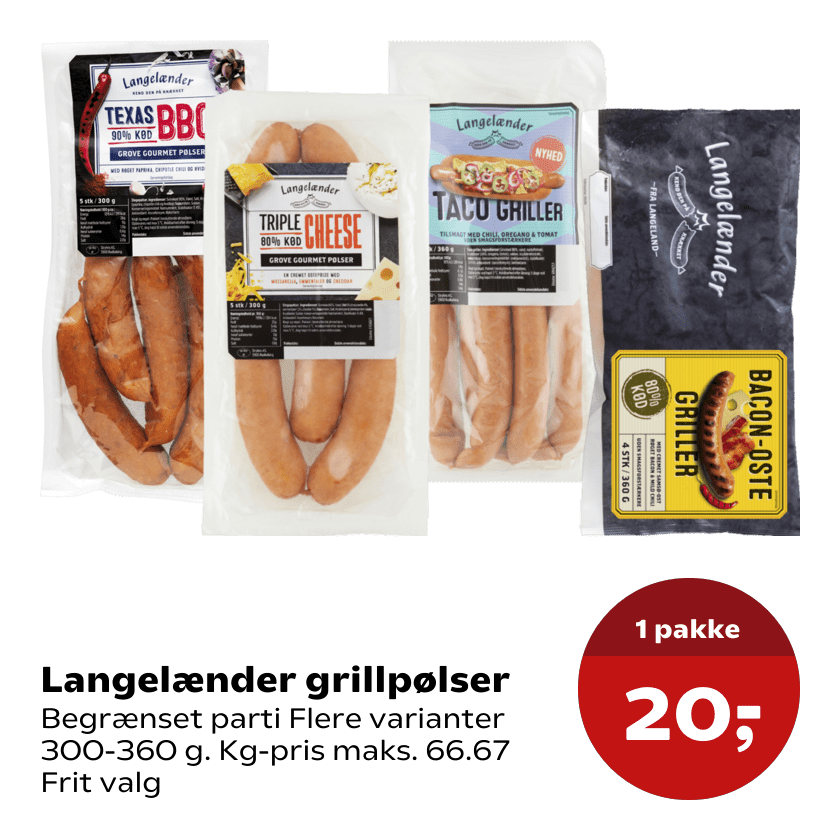 Langelænder grillpølser