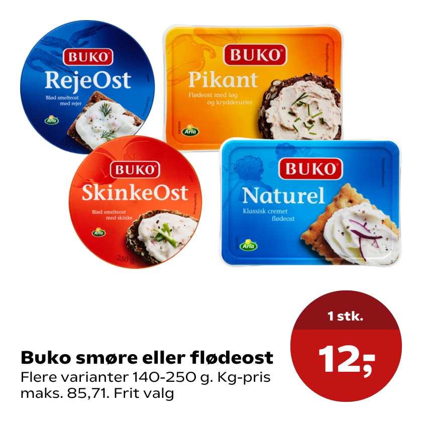 Buko smøre eller flødeost