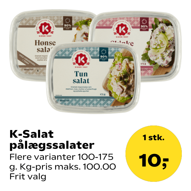 K-Salat pålægssalater
