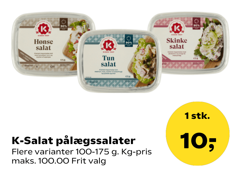 K-Salat pålægssalater