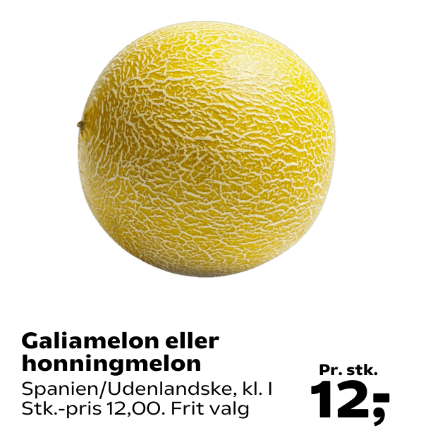 Galiamelon eller honningmelon