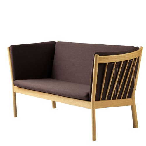 FDB Møbler, Erik Ole Jørgensen 2 pers. sofa - J148 - Eg/brun Billede af FDB Møbler, Erik Ole Jørgensen 2 pers. sofa - J148 - Eg/brun