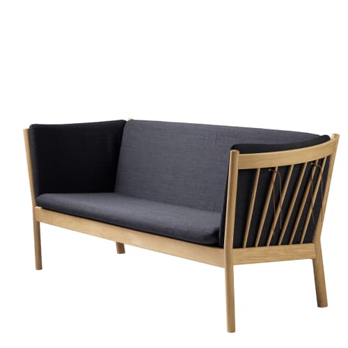 FDB Møbler, Erik Ole Jørgensen 3 pers. sofa - J149 - Eg/mørkegrå Billede af FDB Møbler, Erik Ole Jørgensen 3 pers. sofa - J149 - Eg/mørkegrå