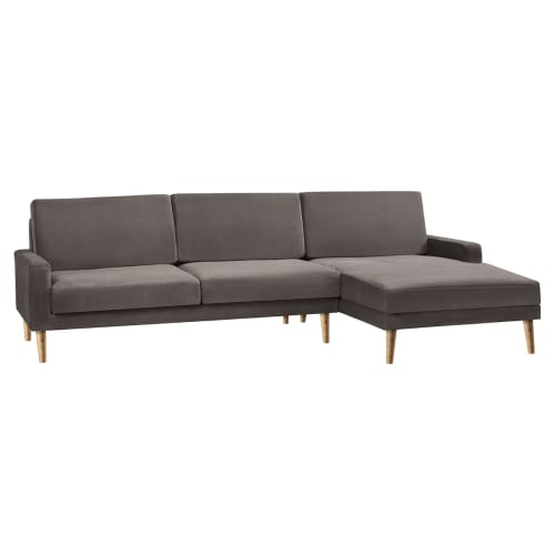 Living&more 3 pers. sofa med chaiselong - Viktoria - Mushroom Billede af Living&more 3 pers. sofa med chaiselong - Viktoria - Mushroom