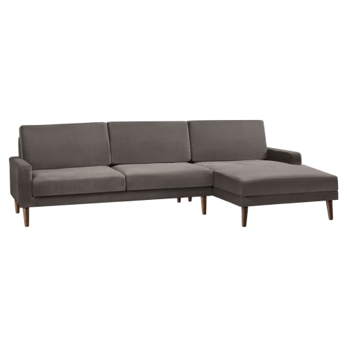 Living&more 3 pers. sofa med chaiselong - Viktoria - Mushroom Billede af Living&more 3 pers. sofa med chaiselong - Viktoria - Mushroom