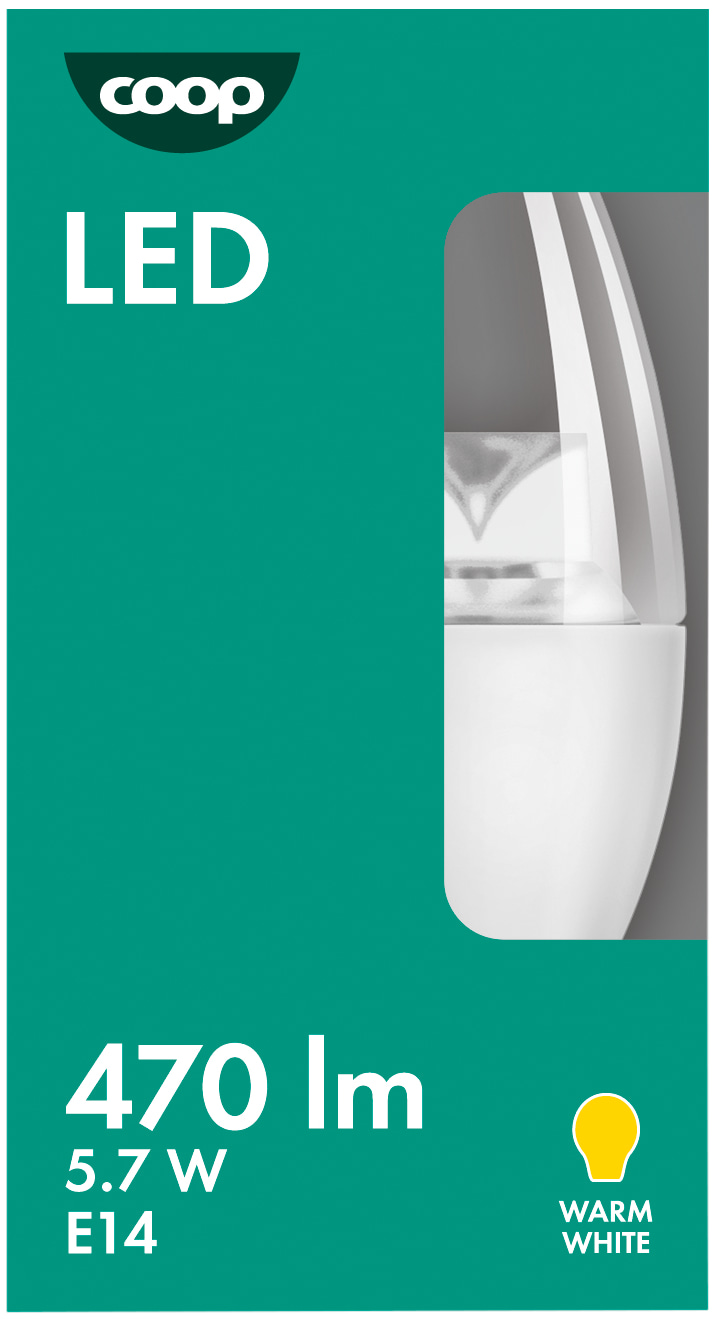 Kronlampa Led E14 40W/7
