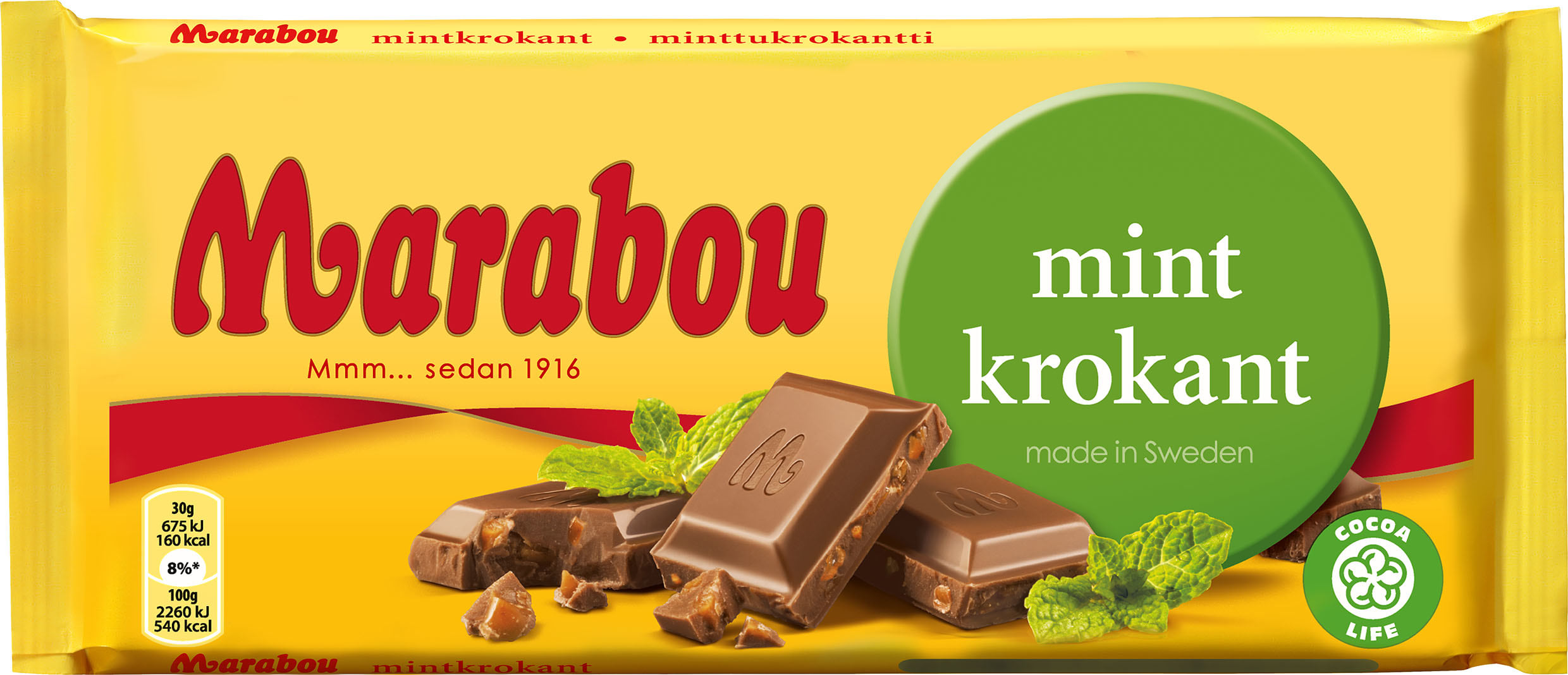 marabou mörk choklad kalorier