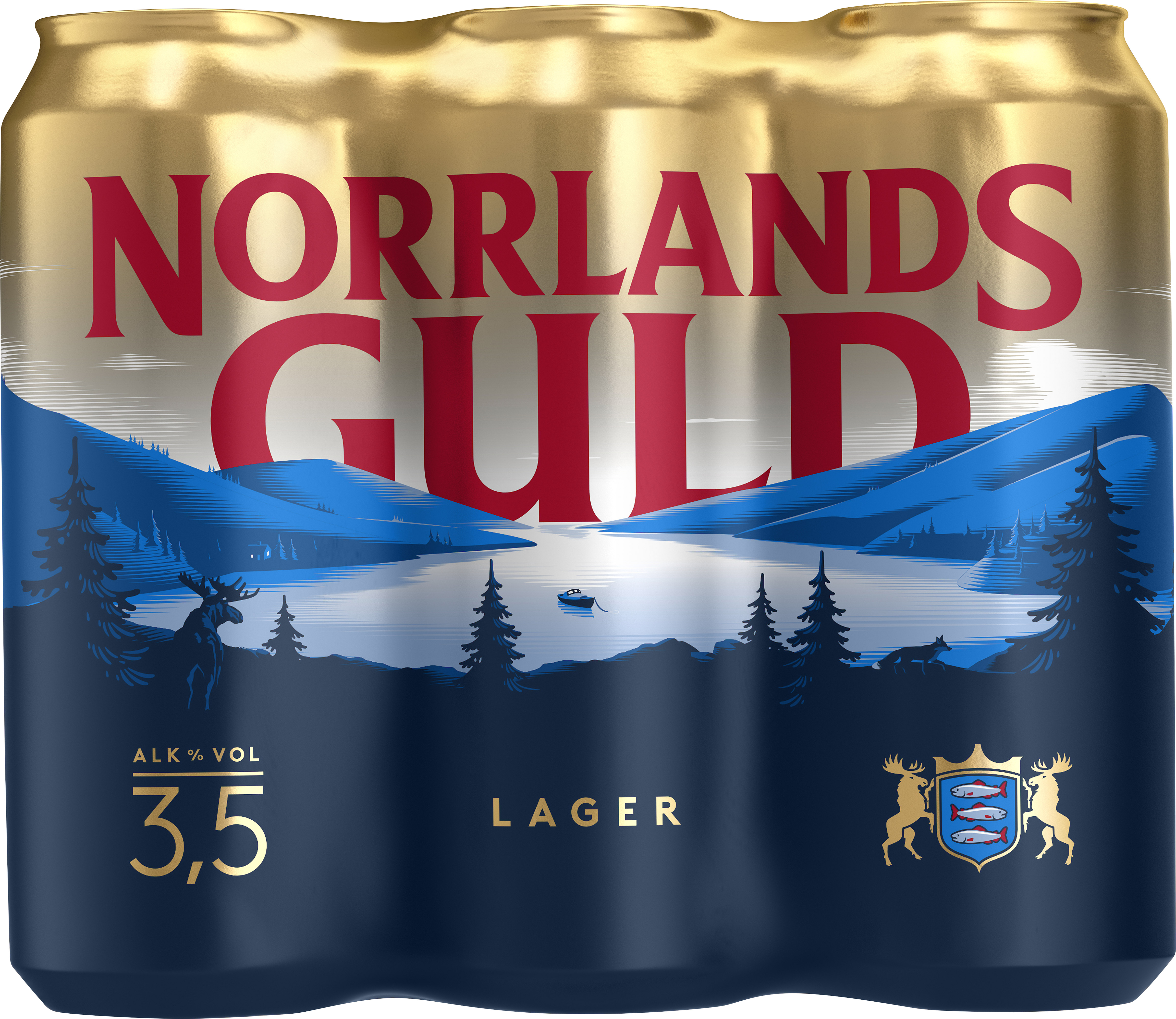 Norrlands Guld 3.5% Folköl 6p/50cl Norrlands Guld (7310402006795)