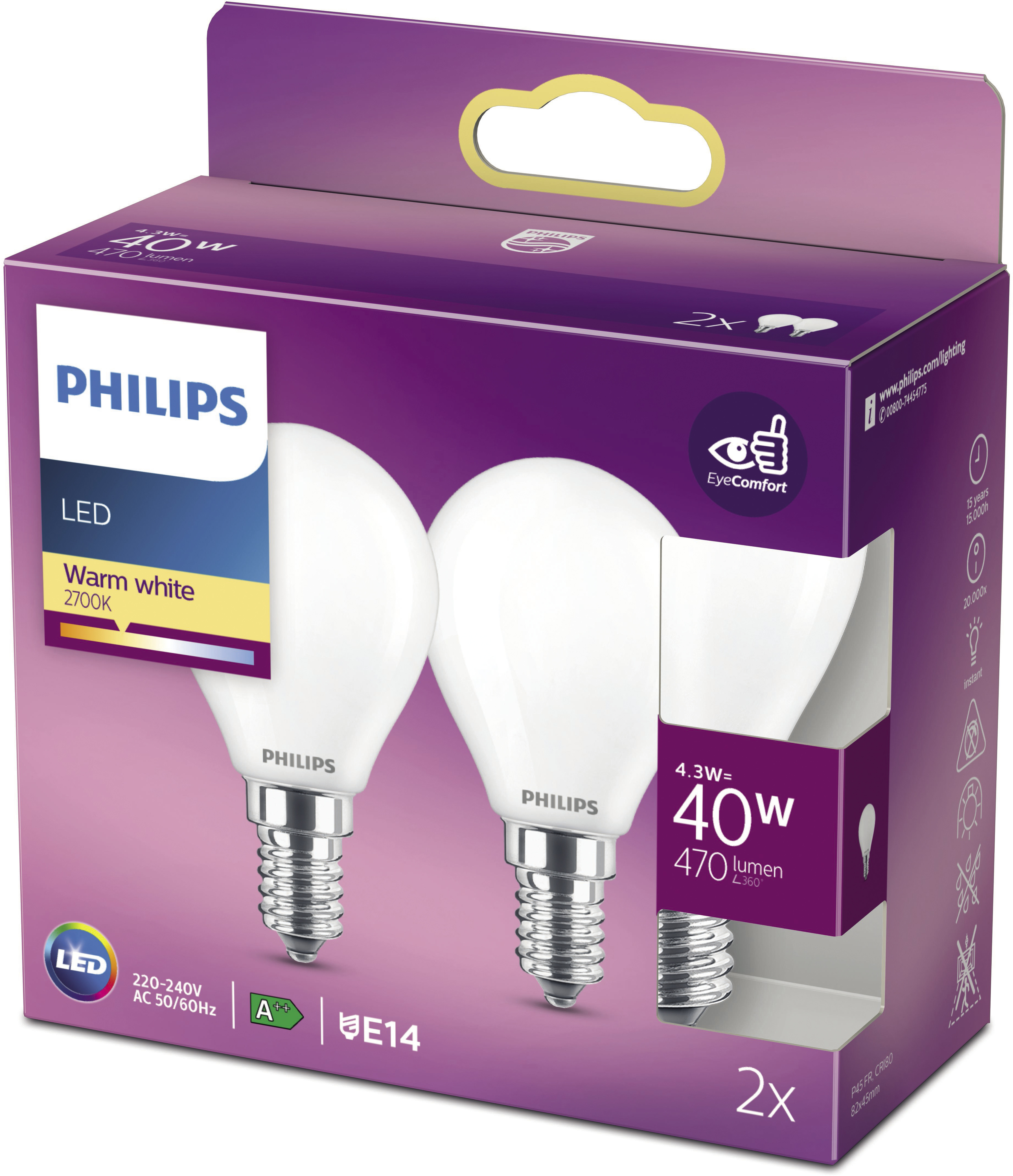 Led Lampa 40W Klot E27 Philips | Coop Philips LED Lamp 14W E27 • Se pris (15 butiker) hos