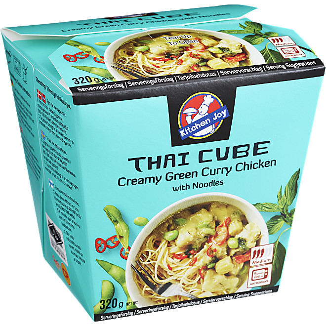 Thai Cube Kyckling Grön Curry - Kitchen Joy - Coop