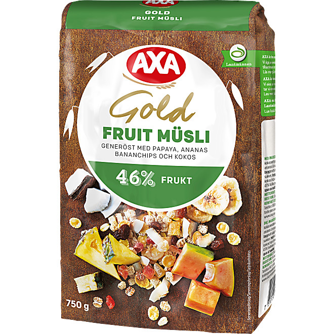 Musli Guld Frukt - AXA - Coop
