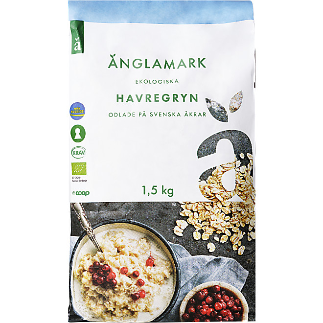 Havregryn Eko - Änglamark - Coop