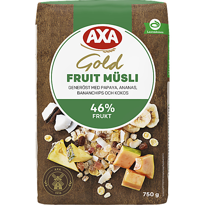Musli Guld Frukt - AXA - Coop
