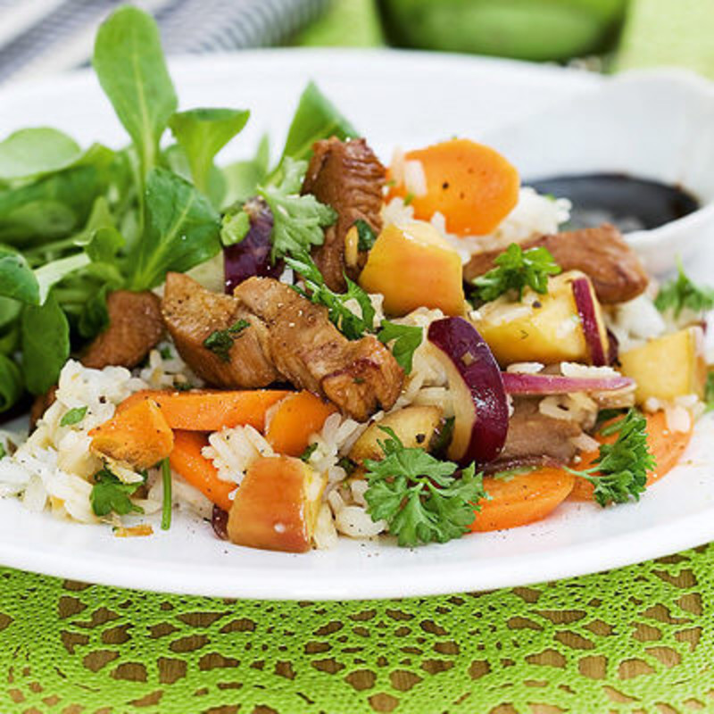 Stekt ris med fläsk | Recept - Coop