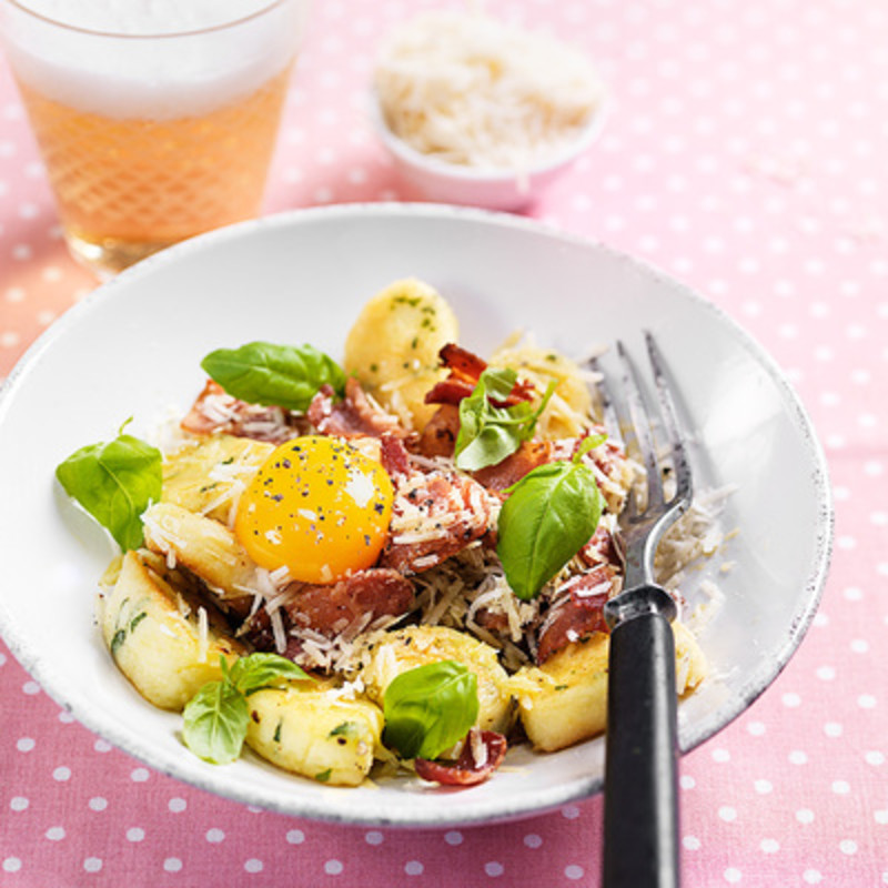 Gnocchi carbonara Recept Coop