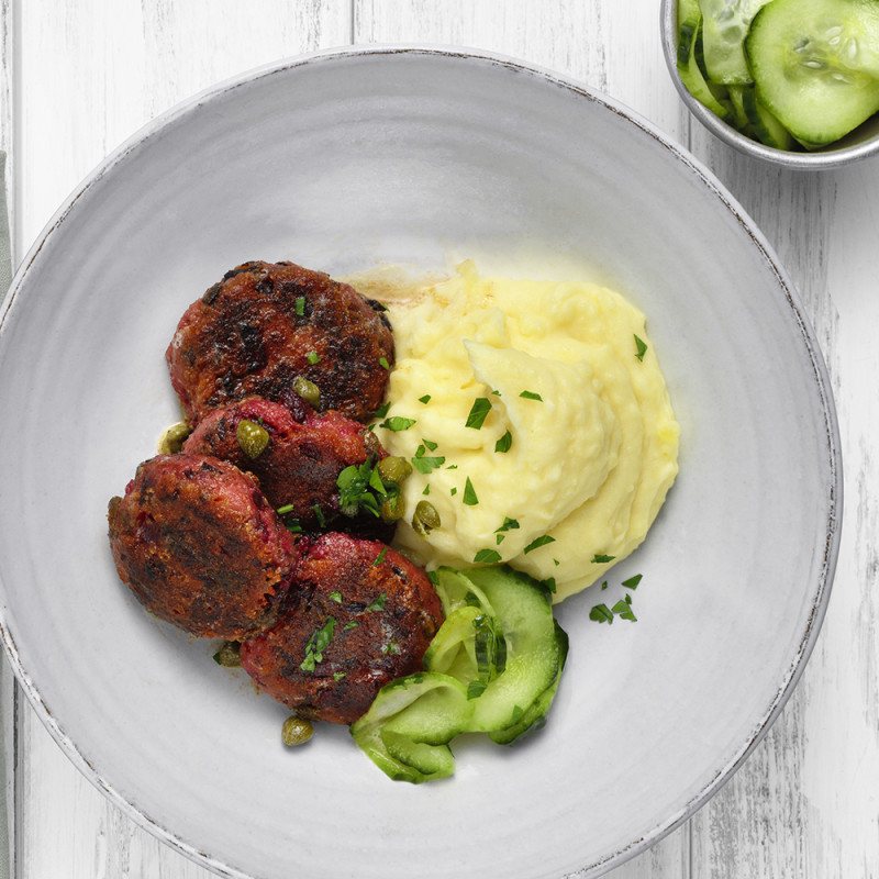 Vegetarisk biff à la Lindström | Recept - Coop