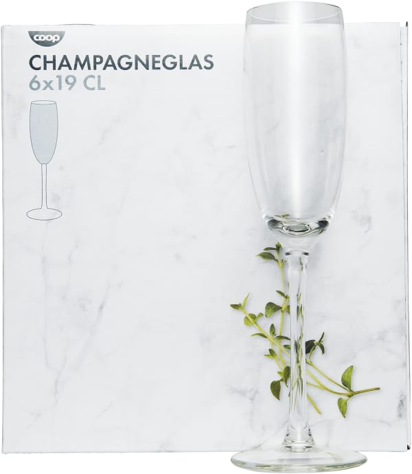 champagneglas 6-pack