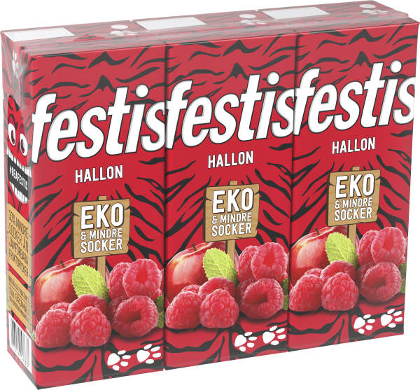 Festis Hallon 3-pack Eko