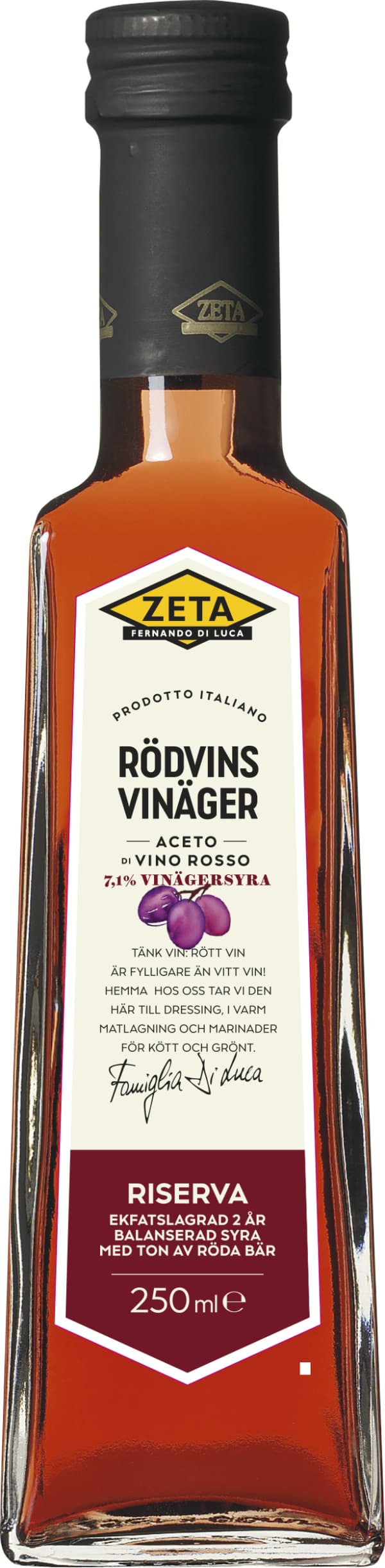Rödvinsvinäger Reserva