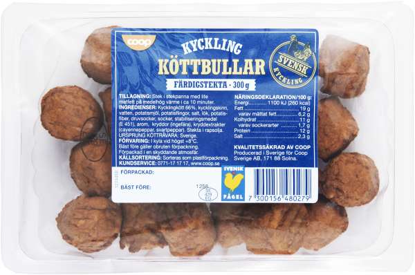 Kycklingköttbullar