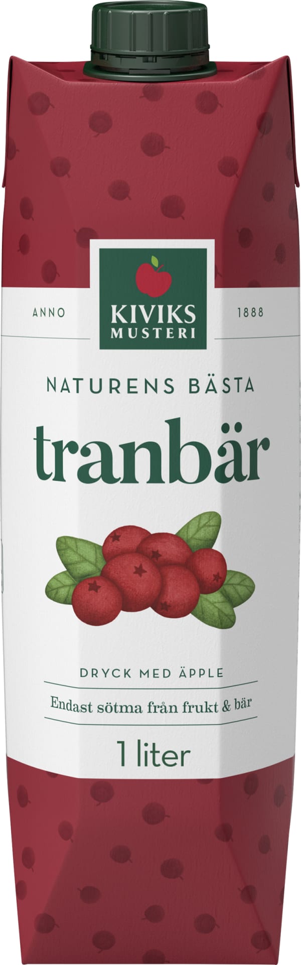 Fruktdryck Tranbär & äpple